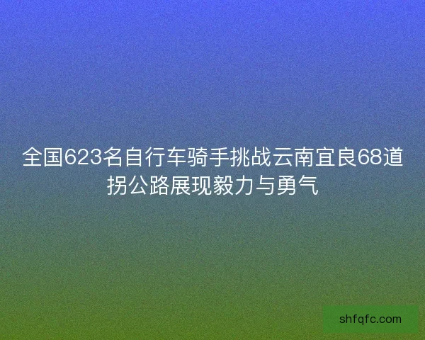 全国623名自行车骑手挑战云南宜良68道拐公路展现毅力与勇气 全国623名自行车骑手挑战云南宜良68道拐公路展现毅力与勇气